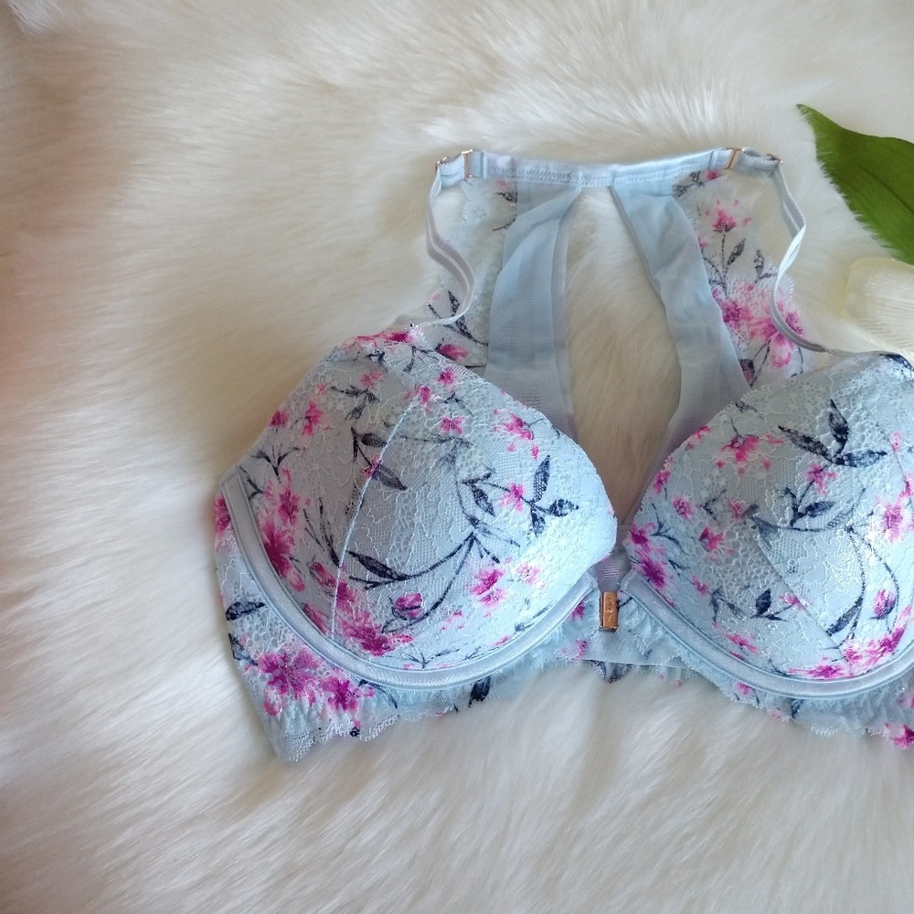 VICTORIA'S SECRET PINK DATE PUSH-UP BRA 36D - Picture 3 of 6